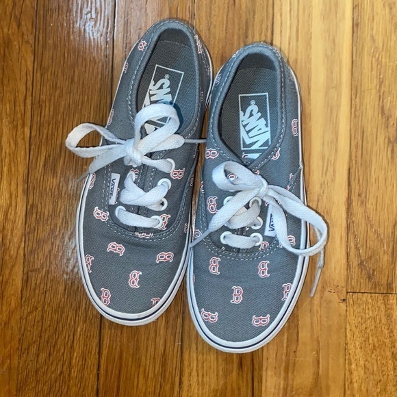 Boston RED SOX MLB toddler VANS super clean EUC 12.5. - Picture 1 of 7
